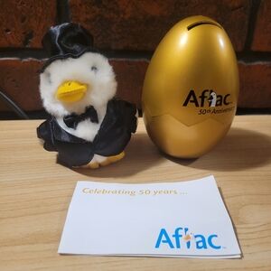 Aflac 50th Anniversary Duck Plush Toy